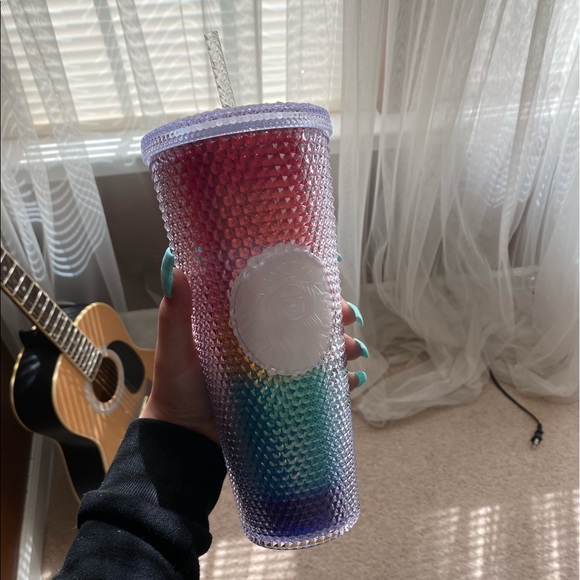 Starbucks Studded Rainbow Pride Tumbler Cold Cup - Picture 3 of 4